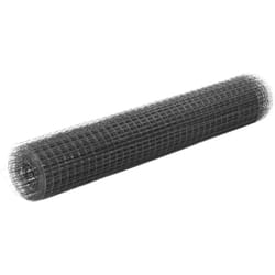 Vidaxl - Recinzione in Rete per Pollaio in Acciaio e pvc 10x1 m Grigio