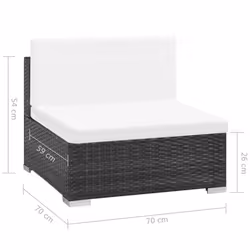 VidaXL 44596 set mobili da esterno - Vista aggiuntiva 7