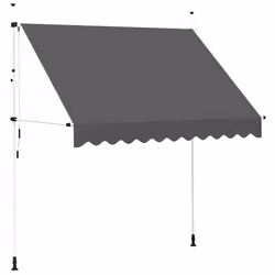 vidaXL Tenda da Sole Retrattile Manuale 250 cm Antracite - Vista aggiuntiva 2