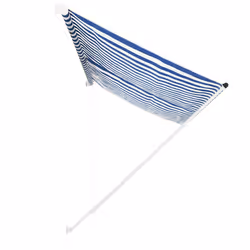 vidaXL Tenda da Sole Retrattile 300x150 cm Blu e Bianco - Vista aggiuntiva 3