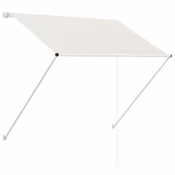vidaXL Tenda da Sole Retrattile 150x150 cm Crema - Vista aggiuntiva 2