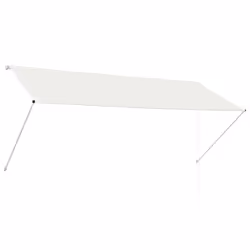 vidaXL Tenda da Sole Retrattile 300x150 cm Crema - Vista aggiuntiva 2