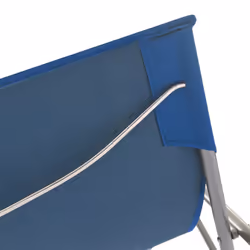 VidaXL 44358 sedia da esterno Terrazzo Oxford, Cloruro di polivinile (PVC), Acciaio Blu - Vista aggiuntiva 7