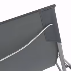 VidaXL 44361 sedia da esterno Terrazzo Oxford, Cloruro di polivinile (PVC), Acciaio Grigio - Vista aggiuntiva 7