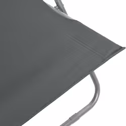 VidaXL 44361 sedia da esterno Terrazzo Oxford, Cloruro di polivinile (PVC), Acciaio Grigio - Vista aggiuntiva 8