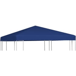 Copertura Superiore per Gazebo 310 g/m² 3x3 m Blu Vidaxl 113838