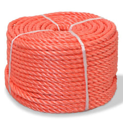 Vidaxl - Corda Intrecciata in Polipropilene 6 mm 500 m Arancione