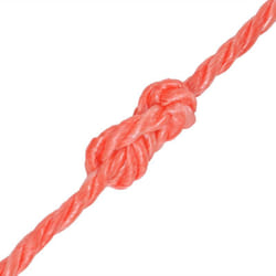 Corda Intrecciata in Polipropilene 8 mm 500 m Arancione Vidaxl 649334