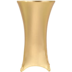 Copertura Elastica per Tavolo 2 pz 70 cm Oro Vidaxl 70839
