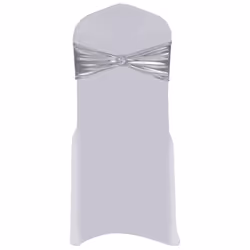 Nastri Ornamentali per Sedie 25pz con Fibbia Diamantata Argentocod mxl 107006 - Vista aggiuntiva 2