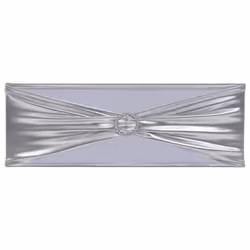 Nastri Ornamentali per Sedie 25pz con Fibbia Diamantata Argentocod mxl 107006 - Vista aggiuntiva 3