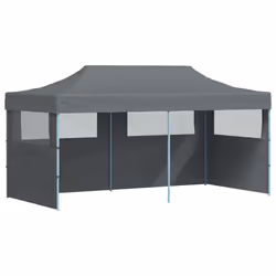 vidaXL Tenda Pieghevole Pop-Up con Pareti Laterali 3x6 m Antracite - Vista aggiuntiva 2