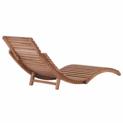 VidaXL 44666 sedia da esterno Salone Seduta imbottita Teak - Vista aggiuntiva 5