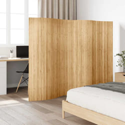 Pannello Divisore per la Stanza in Bambù Naturale 250x165 cm