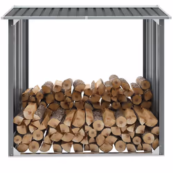 Capannone da Giardino in Acciaio Zincato 172x91x154cm Grigio cod mxl 120914