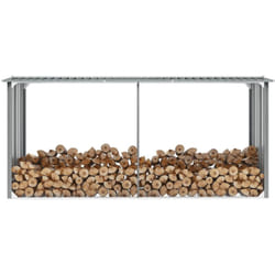 Capannone da Giardino in Acciaio Zincato 330x92x153cm Grigio Vidaxl 2181