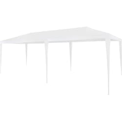 Tenda per Feste 3x6 m in pe Bianca Vidaxl 85024