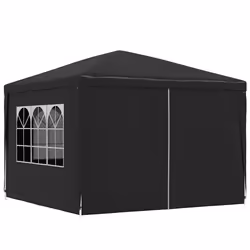vidaXL Tendone per Feste 3x3 m Antracite - Vista aggiuntiva 3