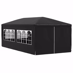 vidaXL Tenda per Feste 3x6 m Antracite - Vista aggiuntiva 3