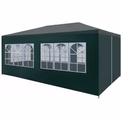 Colore: Verde Materiale: Tetto e pannelli laterali in PE + struttura in acciaio Dimensioni: 6 x 3 x 2,55 m (L x P x A) Altezz ...