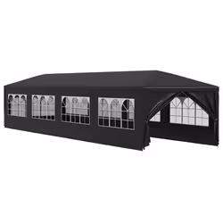 vidaXL Tenda per Feste 3x12 m Antracite - Vista aggiuntiva 2