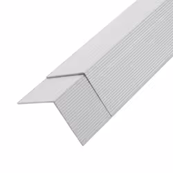 vidaXL Profili Angolari per Decking in Alluminio 170 cm Argento - Vista aggiuntiva 2