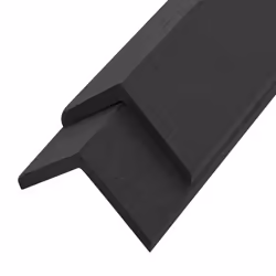 vidaXL Profili Angolari per Bordi 5pz in WPC 170 cm Nero - Vista aggiuntiva 2