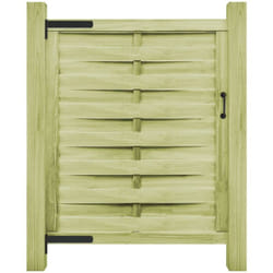 Cancello da Giardino Legno di Pino Impregnato 100x125 cm Verde Vidaxl 5397