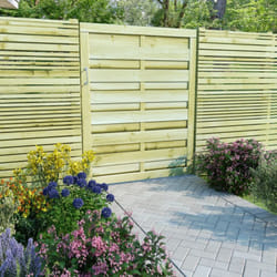 Vidaxl - Cancello da Giardino Legno di Pino Impregnato 100x125 cm Verde 57962