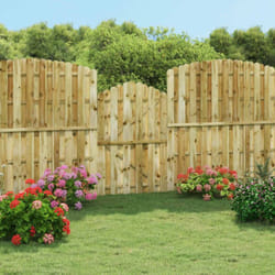 Cancello da Giardino in Legno di Pino Impregnato 100x150 cm Vidaxl 5304
