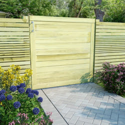 Cancello da Giardino in Legno di Pino Impregnato 100x100 cm Vidaxl 5533