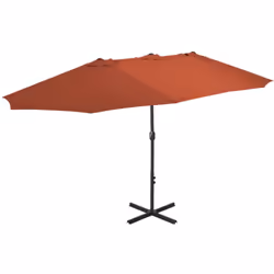 Questo elegante ombrellone è la scelta perfetta per creare un po' d'ombra e proteggervi dai dannosi raggi UV del sole. La fod ...