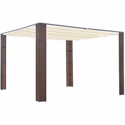 Questo elegante gazebo non sarà esclusivamente una fantastica aggiunta ai vostri esterni, ma vi permetterà di tenere famiglia ...
