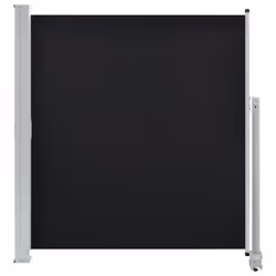 vidaXL Tenda da Sole Laterale Retrattile 140 x 300 cm Nera - Vista aggiuntiva 2