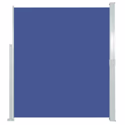 vidaXL Tenda da Sole Laterale Retrattile 140 x 300 cm Blu - Vista aggiuntiva 2