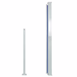 vidaXL Tenda da Sole Laterale Retrattile 140 x 300 cm Blu - Vista aggiuntiva 3