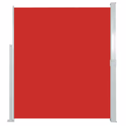 vidaXL Tenda da Sole Laterale Retrattile 140 x 300 cm Rossa - Vista aggiuntiva 2
