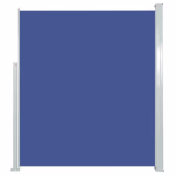 vidaXL Tenda da Sole Laterale Retrattile 120 x 300 cm Blu - Vista aggiuntiva 2