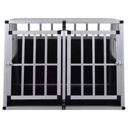 Trasportino per Cani con Doppia Porta 94x88x69 cmcod mxl 73157 - Vista aggiuntiva 3