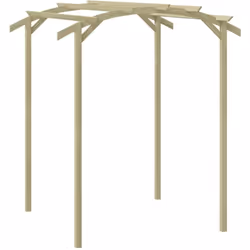 Decorate il vostro giardino con la nostra pergola in legno massello di pino: forma una base stabile per le piante rampicanti  ...