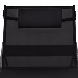 VidaXL 44716 sedia da esterno Salone Seduta imbottita Tessuto, Rattan sintetico, Acciaio Nero, Marrone - Vista aggiuntiva 5