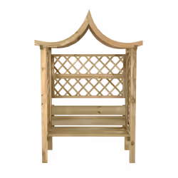 Pergola con Panca e Tetto in Legno di Pino Impregnatocod mxl 106975 - Vista aggiuntiva 3