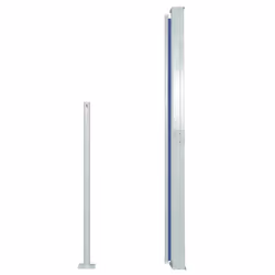 vidaXL Tenda da Sole Laterale Retrattile 160 x 500 cm Blu - Vista aggiuntiva 3