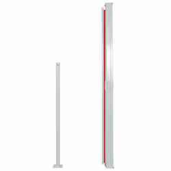 vidaXL Tenda da Sole Laterale Retrattile 160 x 500 cm Rossa - Vista aggiuntiva 3