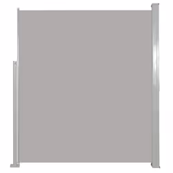 vidaXL Tenda da Sole Laterale Retrattile 160 x 500 cm Grigia - Vista aggiuntiva 2