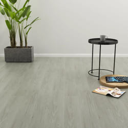 Listoni per Pavimenti Autoadesivi 4,46 m² 3 mm in pvc Grigio Vidaxl 53783
