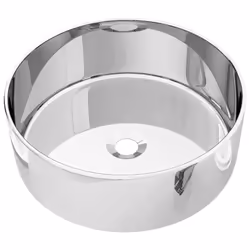 vidaXL Lavandino 40x15 cm in Ceramica Argento - Vista aggiuntiva 2