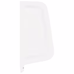 vidaXL Schermo per Orinatoio per Privacy a Parete in Ceramica Bianco - Vista aggiuntiva 3