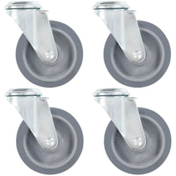 Vidaxl - Ruote Girevoli con Foro per Bulloni 4 pz 100 mm 532037