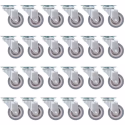 Questo set, composto da 24 rotelle girevoli, costituisce l'accessorio perfetto per attrezzature e mobili di piccole dimension ...